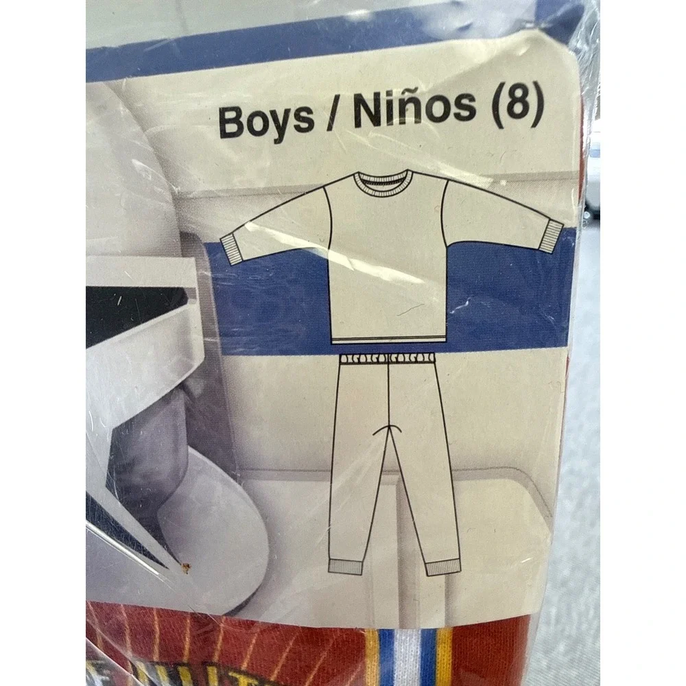 Star‎ Wars Clone Wars Boys 2-Piece Cotton Pajama Set Anakin Obi-Wan Size 8 New